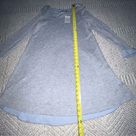 NWT Dalia Comfy Gray Longsleeve Dress - Sz M - Picture 10 of 12